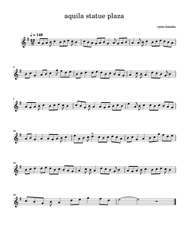 sheet music 1