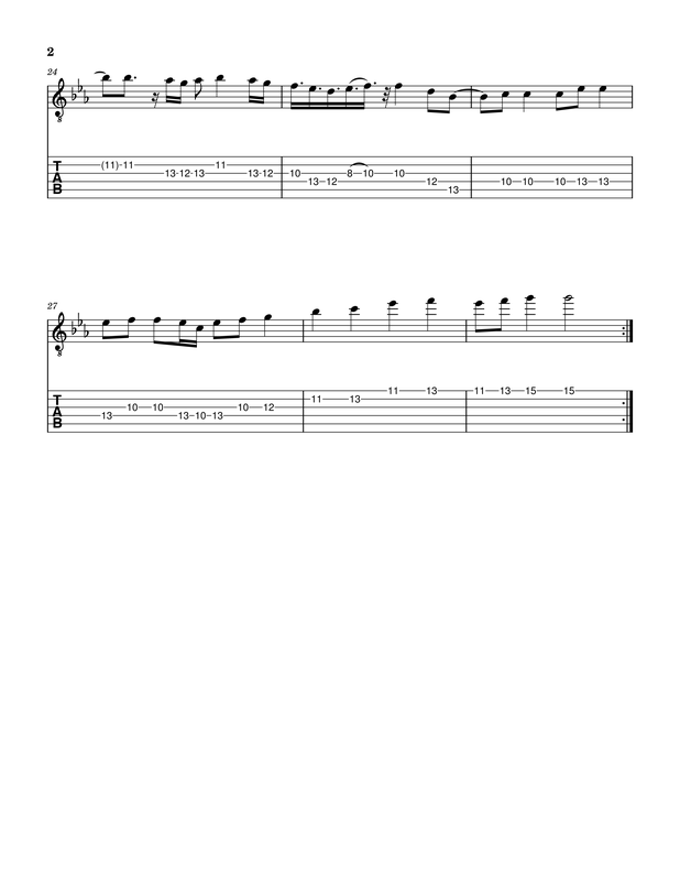 sheet music 2